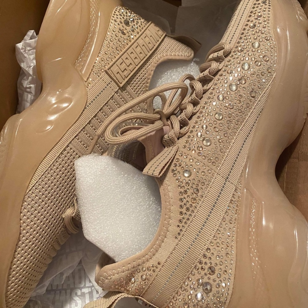 Steve Madden Gold Sneakers